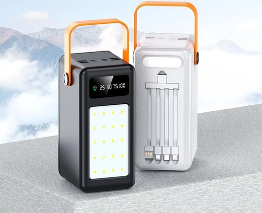 Зовнішній акумулятор Power Bank Bilintong 80000mAh, фото 4