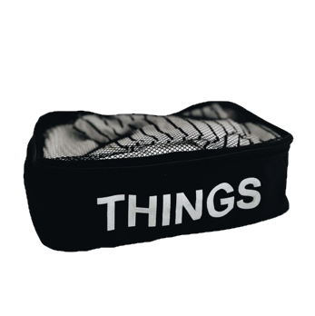 Сумка бавовняна ORGANIZE для речей 30х20х10 см THINGS (чорна)