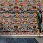 Самоклеюча 3D панель під цеглу піщаник в рулоні 20000x700x3мм, фото 3