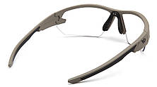 Захисні окуляри Venture Gear Tactical Semtex 2.0 Tan (clear) Anti-Fog, прозорі в пісочній оправі, фото 2