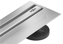Трап для душу MEXEN FLAT 80 SLIM 360° сталь