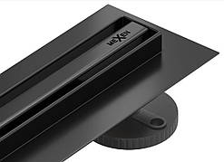 Трап для душу MEXEN FLAT 60 SLIM BLACK 360 ° чорний