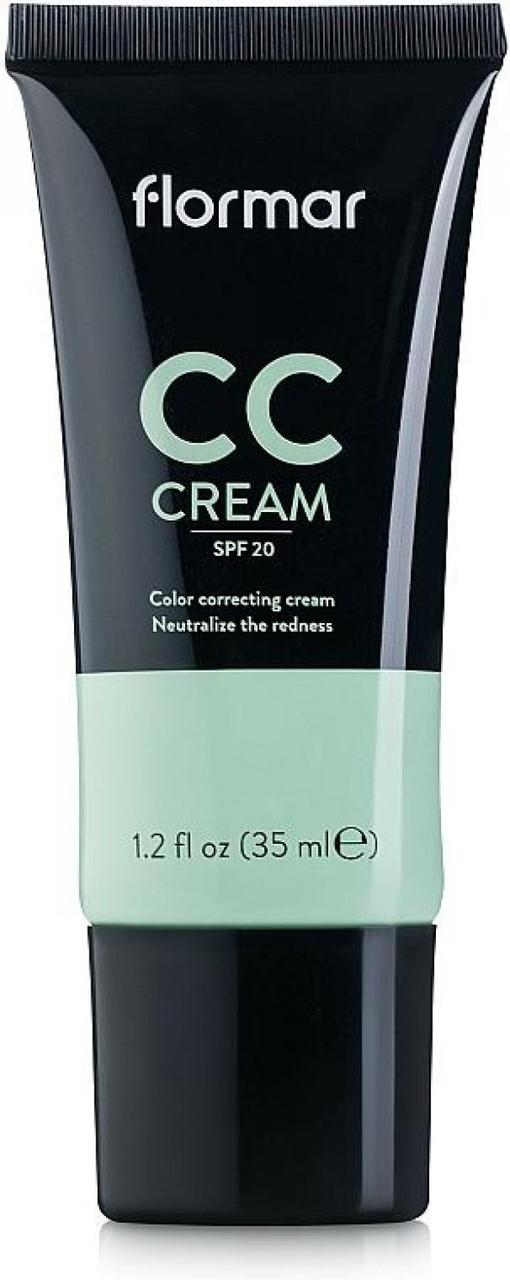 Flormar CC Cream Neutralize The Redness SPF20, CC02 CC-крем проти почервоніння, 35 мл