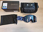 Гірськолижна маска Oakley Line Miner L (XL) Navy Crystal Линза Prizm Sapphire + кейс, фото 8