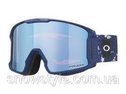 Гірськолижна маска Oakley Line Miner L (XL) Navy Crystal Линза Prizm Sapphire + кейс, фото 1