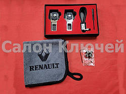 Подарунковий набір для Renault No1 (заглушки, брелок, мікрофібра, ковпачки)