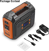 Портативна електростанція, зовнішній акумулятор, ZeroKor 75000mah 300W, фото 3