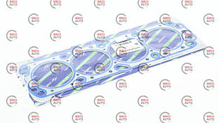 Прокладка головки блоку Lanos/Nexia 1,6 v16 н/з (метал) (PARTS-MALL) (PGC-M021)