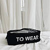Сумка ORGANIZE бавовняна для речей 35х25х12 TO WEAR (чорна), фото 2