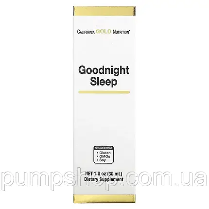 Комплекс для сну California Gold Nutrition Goodnight Sleep 30 мл, фото 2