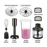 Блендер-комбайн 14в1 Camry CR 4623 (1600 Вт, нержавіюча сталь, чоппер, маршер, вінчик, ), фото 3