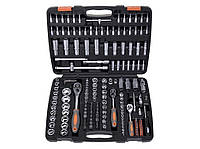 Набір головок торцевих, насадок STHOR : квадрат 1/2" з інструментами [173 Од.] [1/48]