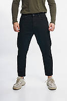 Классические черные мужские джинсы прямые осень-весна-лето , Мужские качественные джинсы mom коттоновые trek