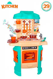Дитячий кухонний набір для дівчинки з електронним модулем "Кухня ТехноК" (5637)