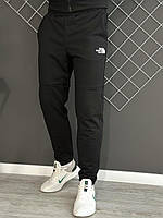 Мужские черные спортивные штаны The North Face осенние весенние, Демисезонные спортивные брюки TNF на дв trek