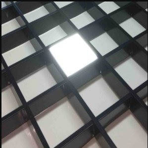 LED світильник грильято Svitlodar СГ10Вт 10 W 6000 К 120х120 мм S-gr-10W-120-6000-sgd, фото 1