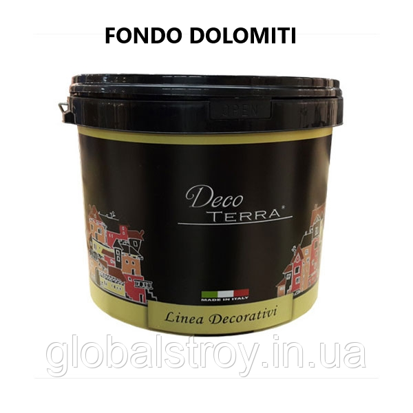 Кварцева  грунтовка  Deco TERRA  Fondo Dolomiti упаковка 1 кг