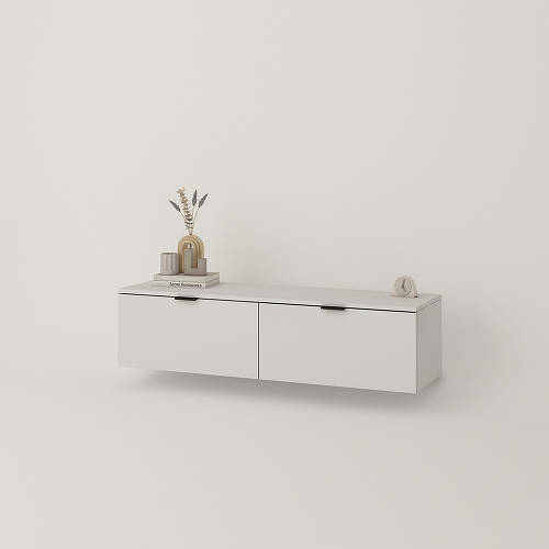 Современная подвесная тумба под телевизор в гостиную модерн Сан Марино ...