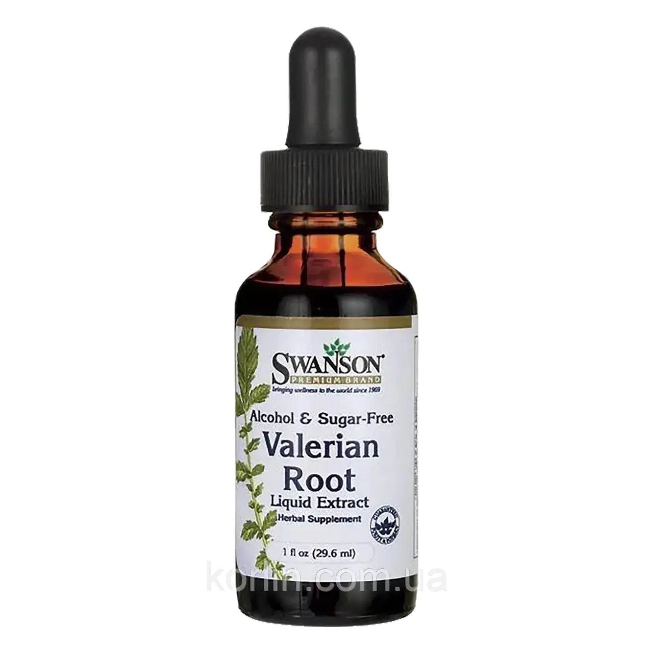 Валеріана екстракт рідина 29,6 мл Swanson Valerian Root Liquid Extract США Доставка з ЄС