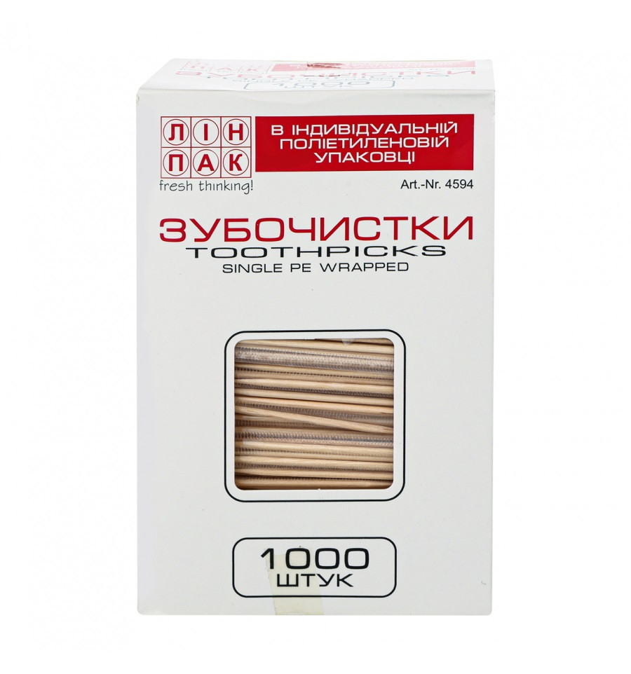 Зубочистки 1000шт в ПП оболонці Арт.23311 PROservice