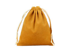 Мішечок для карт Таро, оксамитовий гірчичний ( 13х18см )