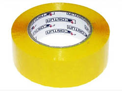 Скотч пакувальний кольоровий "CONTUR"  жовтий - 48 мм × 150 м