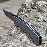 Ніж складний інерційний Browning 2017 фліппер рукоять сталь,, фото 3