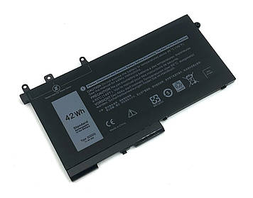 Акумулятор для ноутбука DELL E5580 3DDDDG 11.4V 42Wh