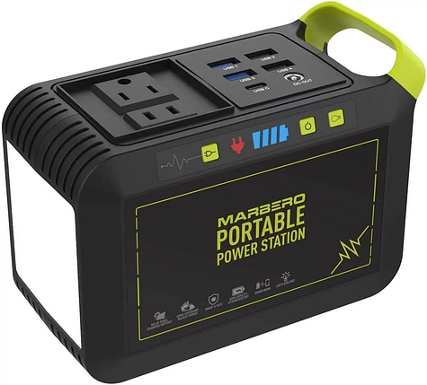 Портативна електростанція, зовнішній акумулятор MARBERO 88Wh 24000mAh, фото 1