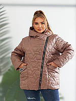 Жіноча демісезонна куртка синтепон 150 батал новинка 2025