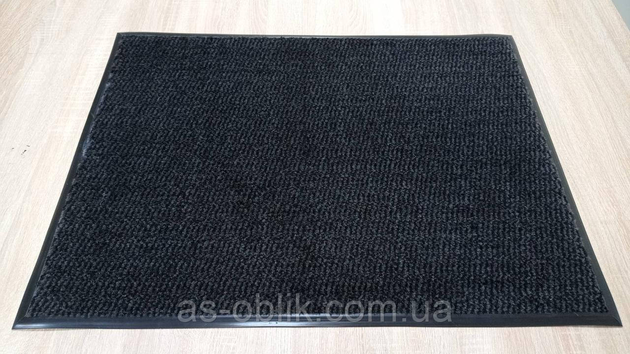 Килим біля дверей Тайгер чорний 60х40 см, фото 1