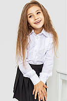 Дитяча біла блузка нарядна для дівчинки