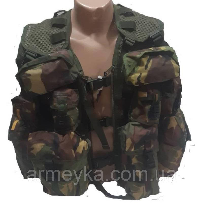 Розвантажувальний жилет модульний +10 підсумків dpm- олива, Cordura, оригінал (Нідерланди), фото 1