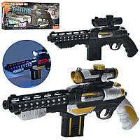 Пистолет игрушечный со звуковыми и световыми эффектами 538-3-538A-3