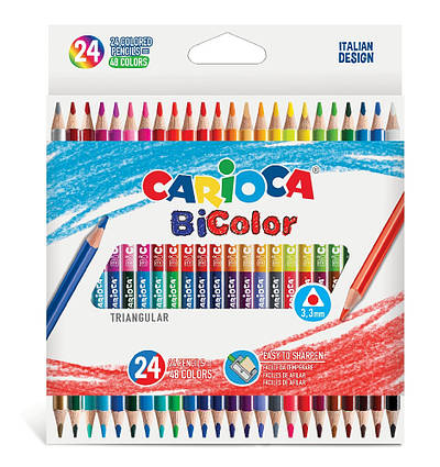 Олівці кольорові для малювання 24 кол