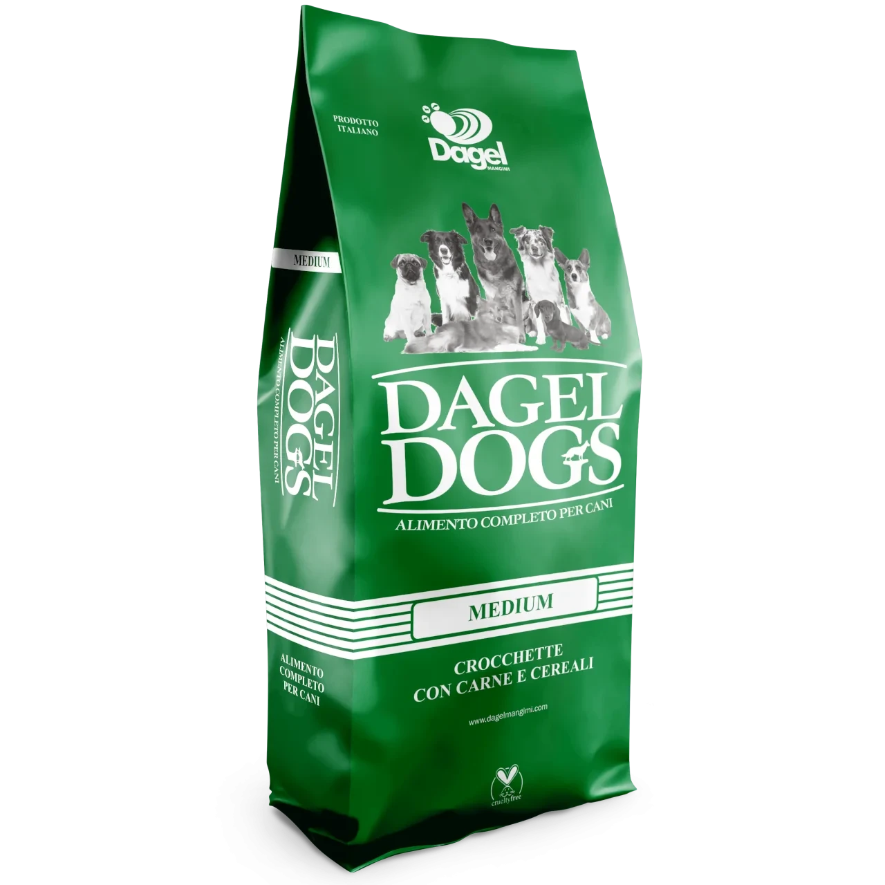 Корм сухий Dagel Dogs Medium для дорослих собак усіх порід із середньою фізичною активністю, 20 кг