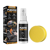 Очиститель пластика для машины 30ml, AD-1441 / Средство для чистки салона авто / Полироль для автомобиля