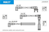 Провода зажигания JanMor RB27 для RENAULT, SAFRANE 2,0 12V двиг. J7R 734, J7R 735, 2,2 двиг. J7T 760, J7T 761