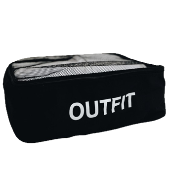 Сумка бавовняна ORGANIZE для речей 40х30х15 см OUTFIT (чорна)