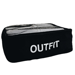 Сумка бавовняна ORGANIZE для речей 40х30х15 см OUTFIT (чорна)