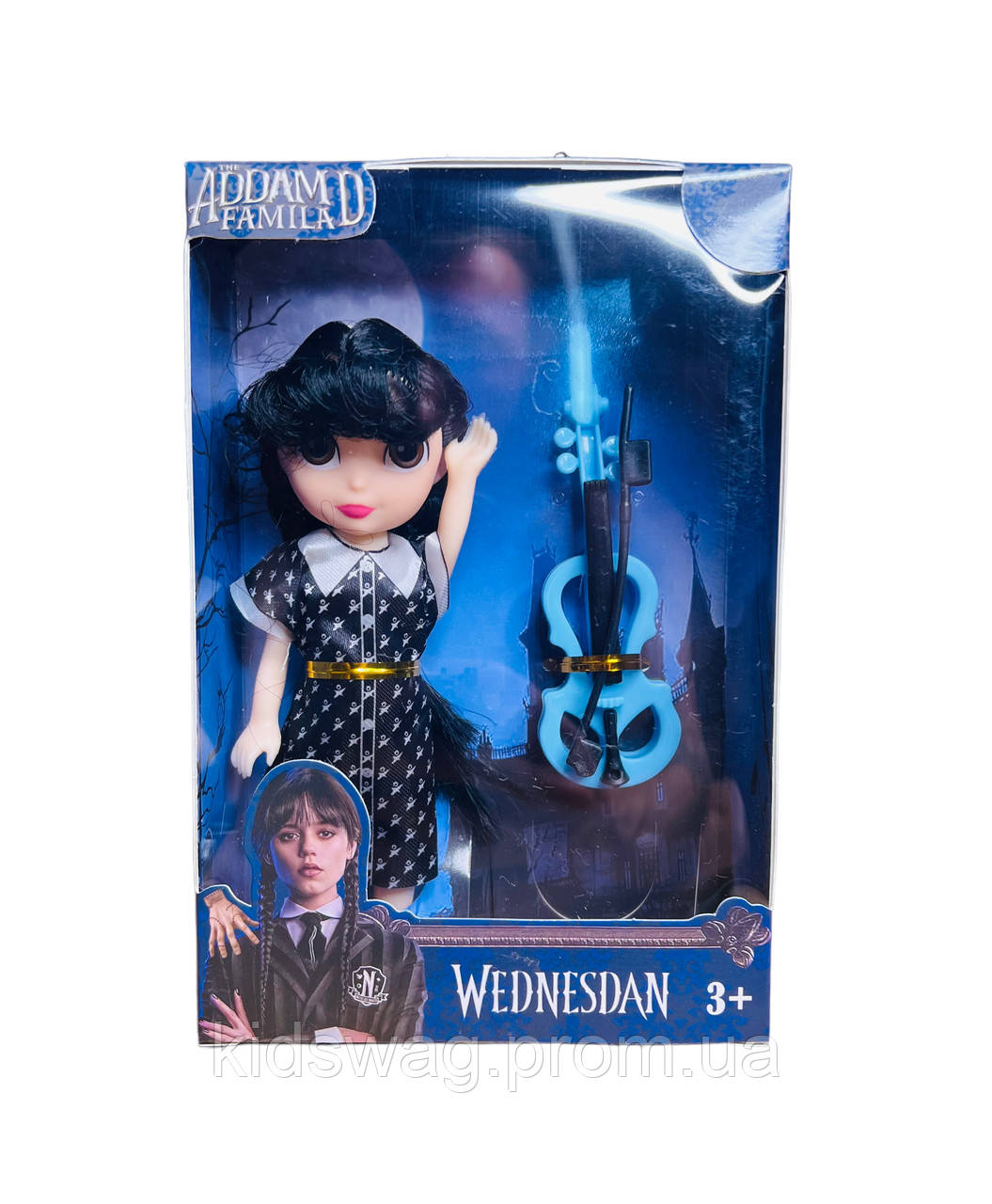 Купить Кукла Wednesday Addams, цена 260 ₴ — Prom.ua (ID#1928359021)