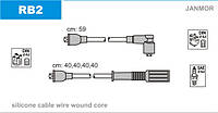 Провода зажигания JanMor RB2 для ARO, 10 1,3 двиг. 810-02, RENAULT, 8 1,0, 1,1, 11 1,4 двиг. C1J 715, C2J 730,