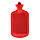 Грілка гумова Червона 1.5Л грілка для рук багаторазова, грілка-подушка водяна для обігріву, фото 3