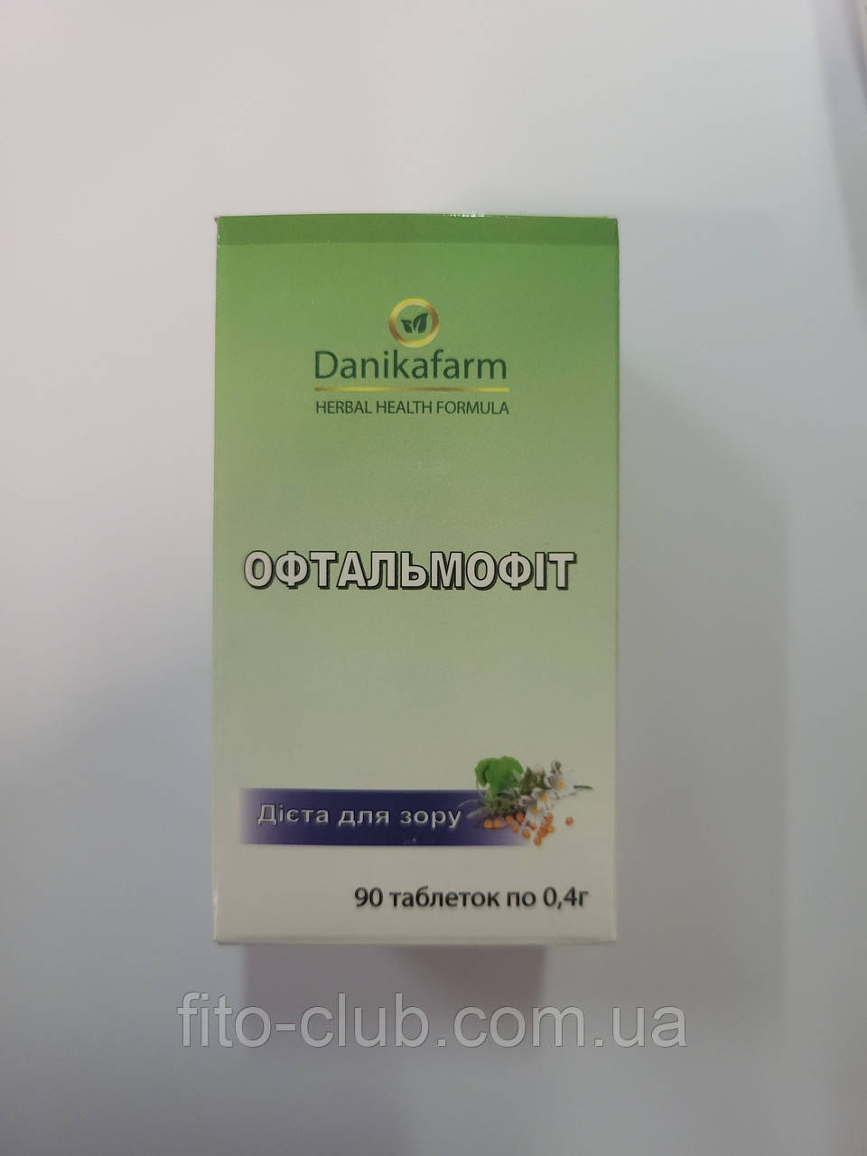 Офтальмофит —Суміш для поліпшення зору (Danikafarm) 90таб.