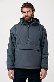 Демісезонна чоловіча куртка анорак Finn Flare FAB21042-202 сіра M