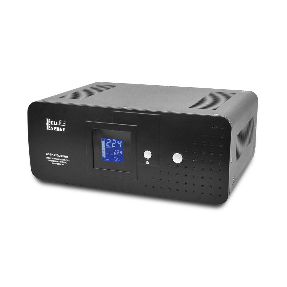 Автономний ДБЖ Full Energy BBGP-220/8Ultra 800ВА/480 Вт із чистою синусоїдаальною хвилею