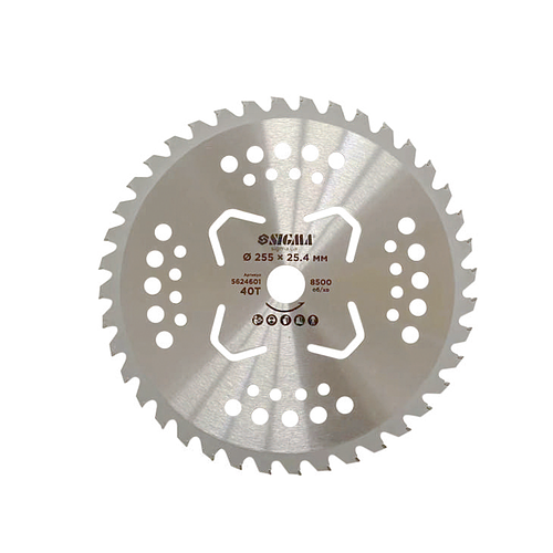 Купить Диск для триммера с твердосплавными напайками Ø255×25.4мм 40Т 4 ...