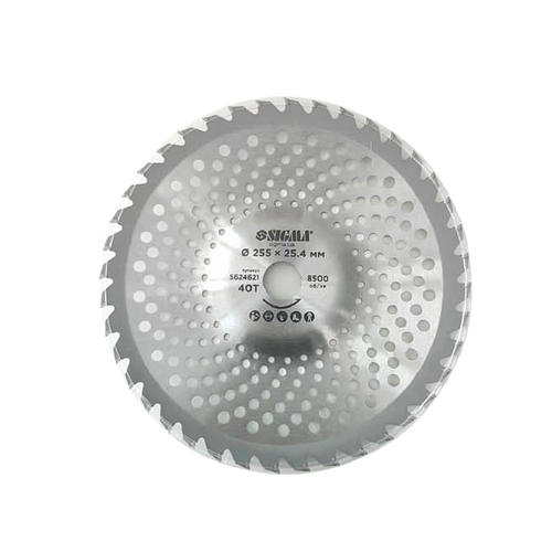 Купить Диск для триммера с твердосплавными напайками Ø255×25.4мм 40Т ...