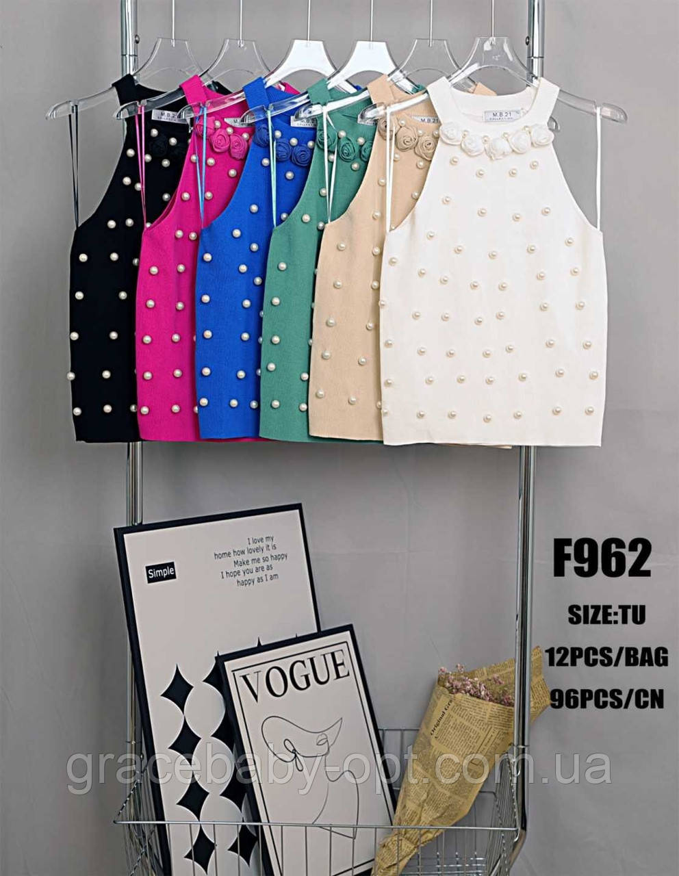 Майка жіноча оптом, S-XL pp., № Si-F962