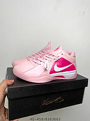 Рожеві чоловічі баскетбольні кросівки Nike Zoom KD III 3 Aunt Pearl